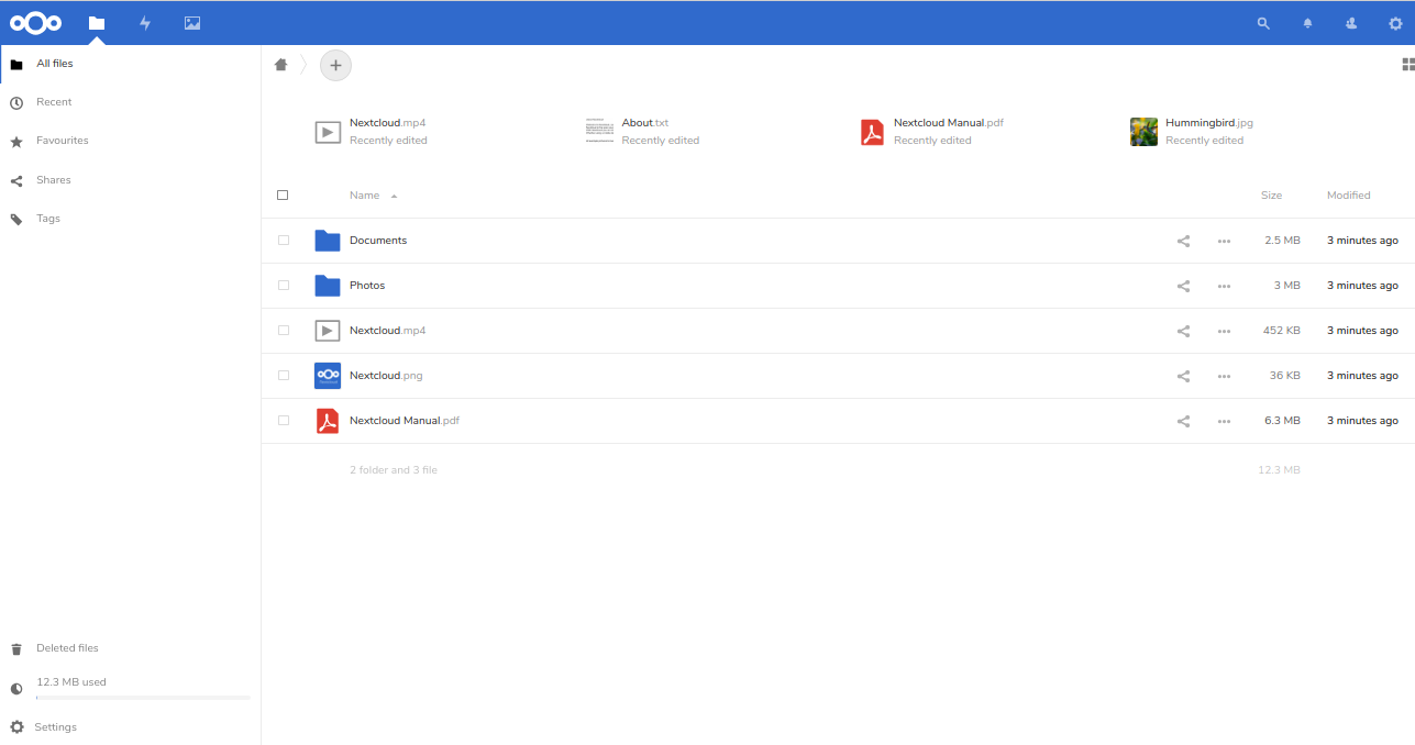 nextcloud-dashboard