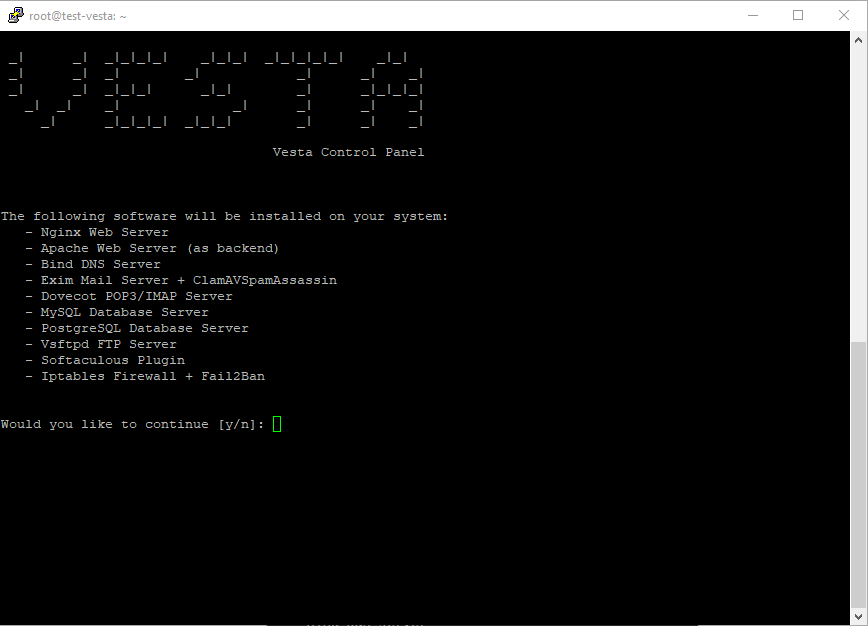 Installing VestaCP
