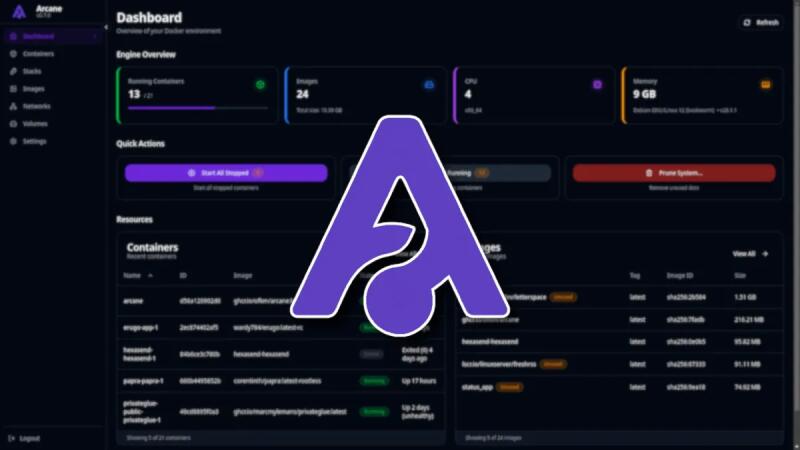 How to Install Arcane (Docker Management UI) on Ubuntu 24.04